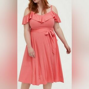 Torrid Size 18 Midi Dress w/ pockets